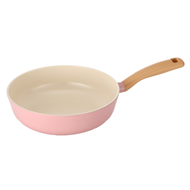 NEOFLam 耐用富林 Retro系列 深型平底炒鍋 粉紅色  26cm  1個