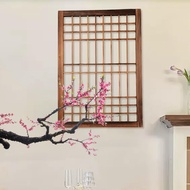HILABEE Window Frame Yard Trellises Wood Window Pane Wall Art