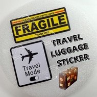 Sticker Travel Mode Airport Code Tag – BKK KUL SIN Design