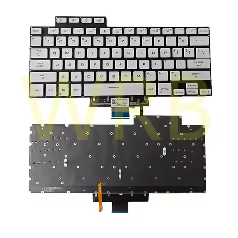 New Silver Backlit Keyboard For Asus ROG Zephyrus G15 GA503 G16 GU603 Laptops