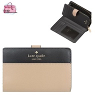 (CHAT BEFORE PURCHASE)NEW KATE SPADE NEW YORK MADISON MEDIUM COMPACT BIFOLD WALLET KC511