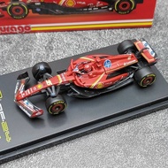 Bimei Gao 1: 64 F1 Racing Car Model Ferrari SF-24 Alloy Car Model Ornaments Leclair Sains