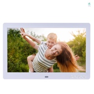 Andoer 10 Inch Wide LCD Screen Digital Photo Frame 1024 * 600 High Resolution Electronic Photo Frame