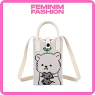 FF Knot Bag Korean Fashion Knot Bag Knitted Material Style Knitted Bag