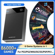 12TB Gaming HDD with Hyperspin Launchbox Retrobat Playnite with 86000+ Retro Video Games Super Conso
