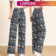 [FREE SIZE][Lamoda]ZELLA Seluar Panjang Batik Gajah Thailand Longgar, Kain Sejuk, Sesuai sebagai Sel