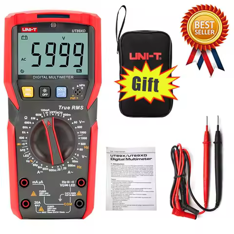UNI-T UT89X/UT89XD Digital Multimeter True RMS Tester AC/DC Voltmeter Ammeter True RMS professional 