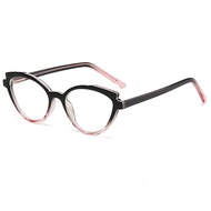 JN IMPRESSION Korean Retro Anti-blue Light Reading Glasses Core CP Imitation Plate Gradient Color Gl