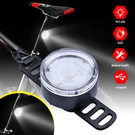 COD ไฟไฟจักรยาน LED ไฟท้ายจักรยานเตือนไฟหลังนิรภัยของมอเตอร์ไซต์ขี่จักรยานไฟพกพาชาร์จไฟได้สไตล์ USB