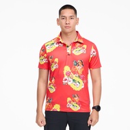 Valor PX - Girl Bomb POLO Hawaii Shirt เสื้อโปโล ฮาวาย แขนสั้น เสื้อสงกรานต์ เนื้อผ้าดี ระบายอากาศ