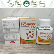 1 BOTTLE B COMPLEX + B12 100 TABLETS VITAMIN B COMPLEX B COMPLEX B COMPLEX samco