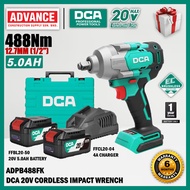 DCA ADPB488 / ADPB488FK 20V Cordless Brushless Impact Wrench (1/2") 488Nm