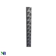 Keluli Tahan Karat Stainless Steel Stick/Staff Gauge plate 1meter Water Level/Menunjukkan Aras Air R