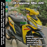 Gs Sticker - COD - Stripping MIO 125 Kuning - Stiker Body Mio M3 - Stiker Variasi Mio Z - List Varia