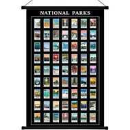 Geyee National Parks Vintage Poster Wall decor Mallard Ducks Hunting Art Knowledge Picture Prints Wa