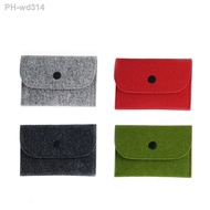 Wallet Slim Money Clip Credit Business Card Holder ID Bag Mens Genuine Felt Buckle 1PCS