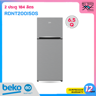 BEKO ตู้เย็น 2ประตู ขนาด 6.5Q รุ่น RDNT200I50S รับประกันคอมเพรสเซอร์ 12 ปี