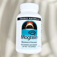 แมกนีเซียม แอล-ทรีโอเนต Magtein® Magnesium L-Threonate 667 mg 90 Capsules _ Source Naturals®