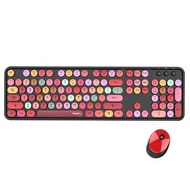 MOFii - 無線鍵盤鼠標組合套裝 SWEET COLORFUL | 倉頡碼 | 黑色 lipstick collection 2.4G - 47905