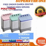 Mesin Cuci Polytron 2 Tabung 9kg PWM 9366H Polytron Mesin Cuci 9 kg