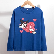 Girls T-Shirt T Shirt Child O-Neck T Cartoon Cartoon Print Unisex Basic Design Baju Kanak Kanak Perempuan 9 _12 Tahun服装