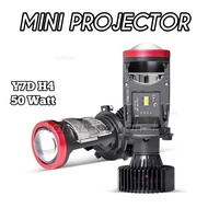 LED MINI PROJECTOR LAMP Y7D H4 50W Y7D PROJECTOR H4 LENS CAR MOTORCYCLE LENS | VINYX Y7-H4 65W Y7D M