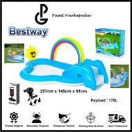 53092 Bestway Rainbow Swimming Pool - Children's Pool - Swimming Pool - Size 257x145x91cm - Bestway