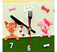 韓國 Took Took 創意DIY輕黏土-可愛寵物時鐘
