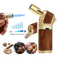 Torch Lighter,Cigar Lighter with Cigar Punch Set,Lighters for Smoking,Cooking Torch with Safe Lock,R