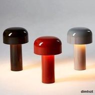 意大利FLOS蘑菇床頭台燈Bellhop北歐充電設計紅色臥室氛圍小夜燈