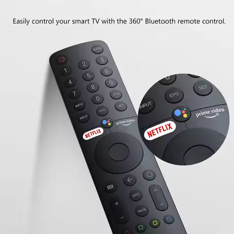 XMRM-19 360℃ Bluetooth Voice Remote Control for Xiaomi Mi TV Android 4K P1 Q1 Smart TV Fit for L32M6