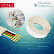 6 Core 28AWG Telephone Cable