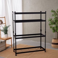 台灣製/優米/角鋼/層架/四層免螺絲連接角鋼架1848 四層大型 網片