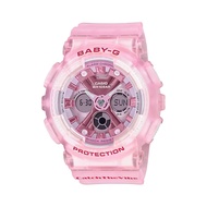 (AUTHORIZED SELLER) CASIO BABY-G BA-130CV-4ADR PINK RESIN STRAP WOMENS WATCH