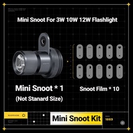 SIDANDE 3W 10W 12W Flashlight Four Color Projection Light Built-in 8400mAh/ Rechargeable Battery For