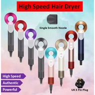 Leafless Hair Dryer Bladeless Powerful High Speed Professional Hair Dryers Negative Ions
