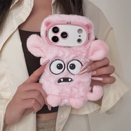 For iphone Case 17 Pro Max 16 Pro Max 15 Pro Max 14 Pro Max Big eyed powder pier pier phone case