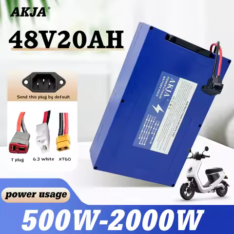 48V 20Ah 13S8P Rechargeable LiFePO4 Battery | Safe, Long Life, Wide Compatibility, Waterproof Portab