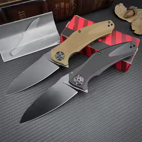Utility EDC Folding Knife Lightweight Durable Knives 8Cr14Mov Blade G10 Handle Top Quality Outdoor P