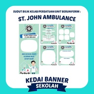Carta St.John Ambulance | Persatuan / Kelab / Unit Beruniform Sekolah | Carta Keceriaan Sekolah PAK2