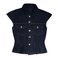 MOTTOM - CHRISTIAN Nipped Denim Vest