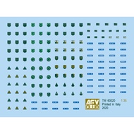 AFV Club TW60020 National Army Modern Soldier Armband Water Sticker 1/35