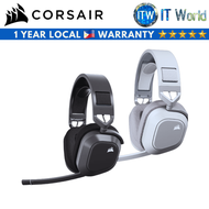 Itw | Corsair HS80 Max Wireless Gaming Headset (Steel Gray/White)