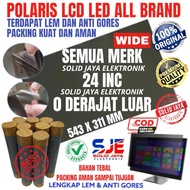 POLARIS TV LCD 24 INC 0 DEGREE POLARIZER FRONT LAYER OUTER POLARISER 24" 24 IN INCH 24INCH 24INC 24I