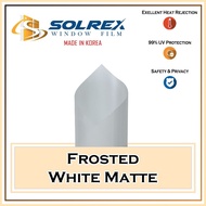 Solrex Window Film (Tint) - Frosted White Matte ◺ ❈