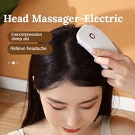 【High frequency vibration】Electric head massager, scalp massage comb, neck, stomach meridian comb, a