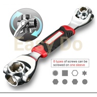 52-in-1 Universal Socket Wrench Multi-functional Wrench Tool 360 Degree Rotating Head
