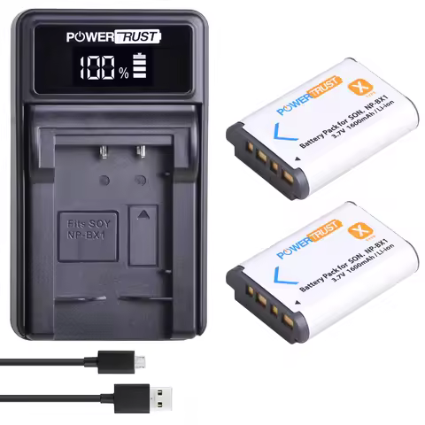 NP-BX1 Battery+LED USB Charger For Sony FDR-X3000R RX100 AS100V AS300 HX400 HX60 AS50 WX350 AS300V H