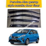 Perodua Alza Gearup nazuka style door visor 2009_2021 brand new