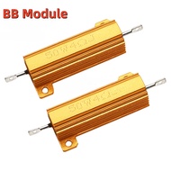 50W 100W Aluminum Power Metal Shell Case Wirewound Resistor 0.01R ~ 100K 1 4 6 8 10 20 200 500 1K 10